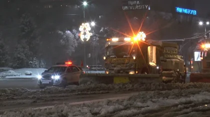 58 ДТП произошло за одну ночь в Алматы из-за первого снега