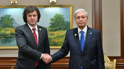 Президент Казахстана встретился с премьером Грузии в Ашхабаде