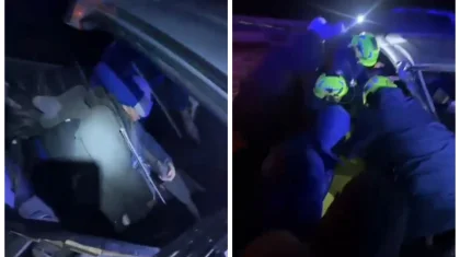 Женщину зажало в машине: пострадавших в ДТП спасли близ Астаны (ВИДЕО)