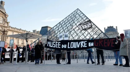 Забастовка работников парализовала работу Лувра