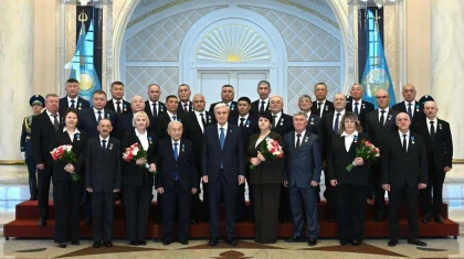 Инженеры-энергетики из Мангистау получили государственные награды от Президента