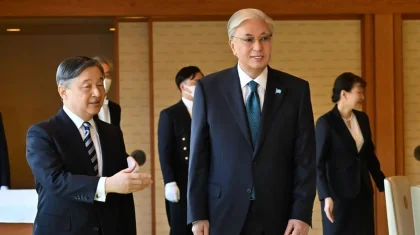 Император Японии дал официальный прием в честь президента Казахстана (ФОТО, ВИДЕО)