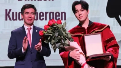 Димаш Кудайберген удостоен звания почетного профессора медуниверситета