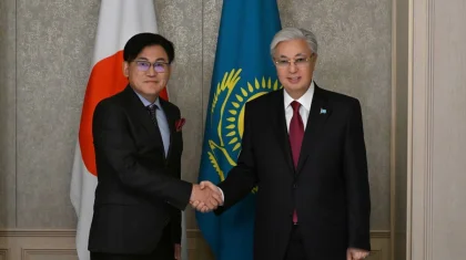 Токаев встретился с основателем Rakuten Group Хироши Микитани