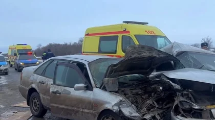 Два человека погибли в лобовом столкновении авто на трассе Самара ‒ Шымкент в ЗКО (ВИДЕО)