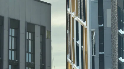 У элитного ЖК «Орда Инвест» обрушился фасад в Астане: жители бьют тревогу (ВИДЕО)