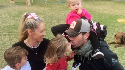 50-летний Энрике Иглесиас и 44-летняя Анна Курникова в четвертый раз стали родителями