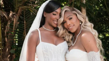 37-летняя известная теннисистка Винус Уильямс вышла замуж за актера