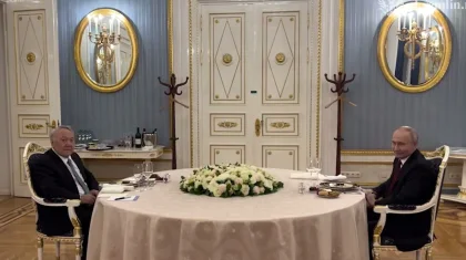 Нурсултан Назарбаев встретился с Владимиром Путиным в Кремле