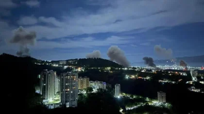 Серия взрывов прогремела ночью в столице Венесуэлы