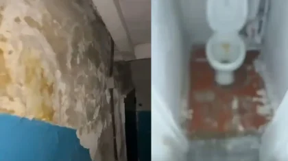 «Это откровенное неуважение»: врач показала видео полуразрушенного служебного жилья в Алатау