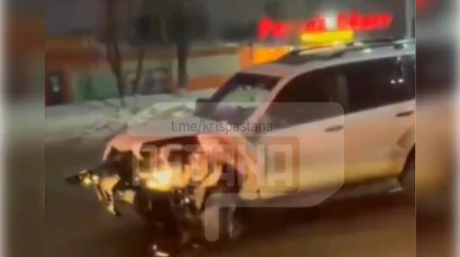 Массовое ДТП произошло в центре Уральска (ВИДЕО)