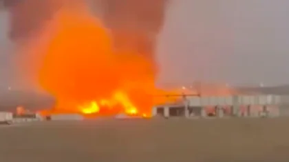 Пожар у перевала в Жамбылской области: на место срочно выехали спасатели (ВИДЕО)