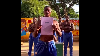 Зажигательные африканцы напомнили казахстанцам о пожарной безопасности (ВИДЕО)