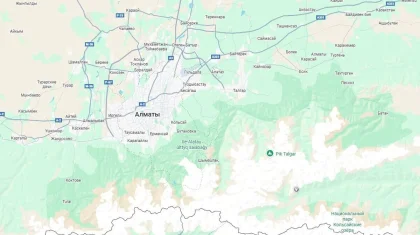 Землетрясение магнитудой 3,6 произошло вблизи от Алматы