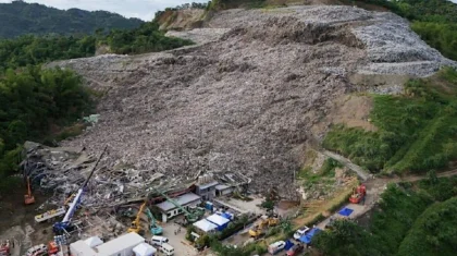 Мусорный оползень на Филиппинах унес жизни как минимум восьми человек