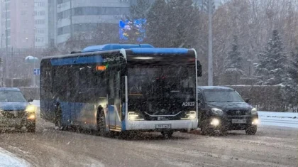 Ряд пригородных автобусов приостановили движение в Астане