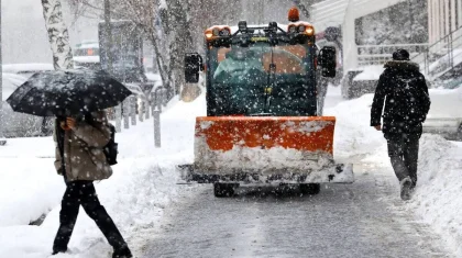 На Алматы надвигаются морозы и двухдневный снегопад