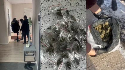 Пытался выбросить наркотики в окно: крупную партию марихуаны изъяли у жителя Астаны (ВИДЕО)