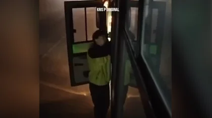 Видео нападения на водителя автобуса в Алматинской области попало в соцсети