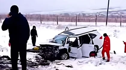 Три человека погибли в ДТП на трассе в Туркестанской области