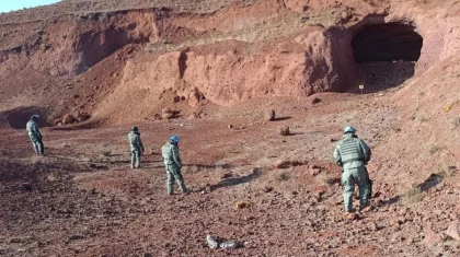 Казахстанские саперы обезвредили свыше 1,2 тысячи взрывоопасных предметов на Голанских высотах (ФОТО)