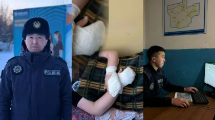 Участковый спас мужчину от гибели в 30-градусный мороз в СКО