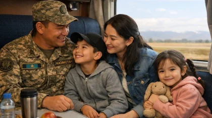 Военнослужащие Казахстана и их семьи получили право на бесплатный проезд на поезде