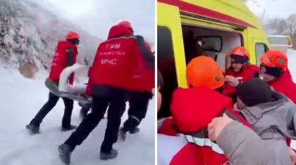 Туриста с переломом ноги спасли в горах Алматинской области (ВИДЕО)