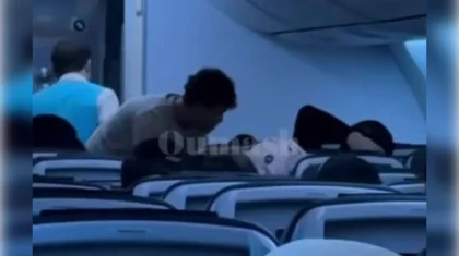 Студент-медик спас пассажира рейса Астана – Шымкент (ВИДЕО)