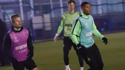 «Кайрат» провел тренировку в Лондоне перед матчем с лидером Лиги чемпионов «Арсеналом»