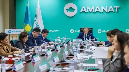 Системные проблемы обращения с медотходами обсудили на Экологическом совете при партии «AMANAT»