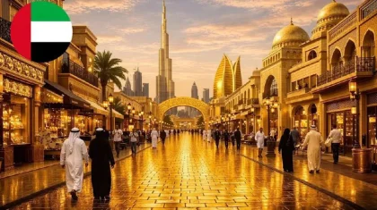 Первую в мире «золотую улицу» хотят построить в Дубае