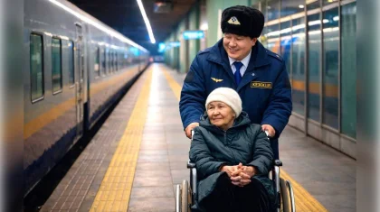 На вокзалах Казахстана заработал новый сервис для людей с инвалидностью