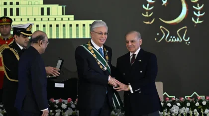 Токаев удостоен высшей награды Пакистана