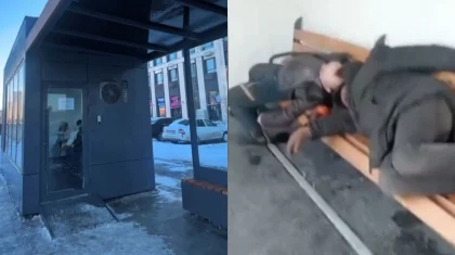 Тёплые остановки будут закрывать на ночь в Астане (ВИДЕО)