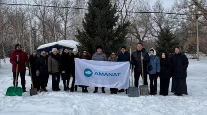 От уборки снега до помощи пожилым: «AMANAT» продолжает акцию «Таза бейсенбі»