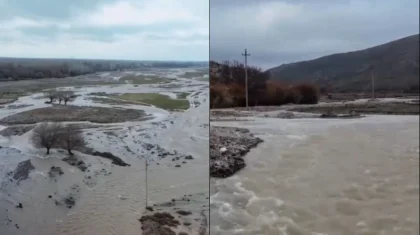 Смыта дорога: 29 человек эвакуировали из зоны подтопления в Туркестанской области (ВИДЕО)