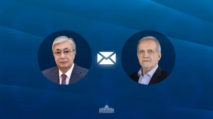 Токаев поздравил президента Ирана с Днем Исламской революции