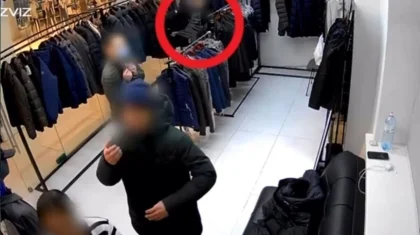 Куртка под одеждой: как трое мужчин обокрали модный бутик в столице (ВИДЕО)