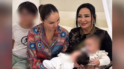 «Рады видеть вас вместе»: супруга Кайрата Нуртаса устроила новоселье для родителей (ВИДЕО)