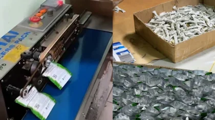 30 тонн табака и 60 млн доз: крупное производство снюса накрыли в Туркестанской области (ВИДЕО)