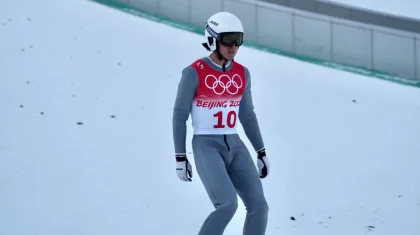 Казахстанский двоеборец Чингиз Ракпаров занял 35-е место в прыжках с трамплина на ОИ-2026