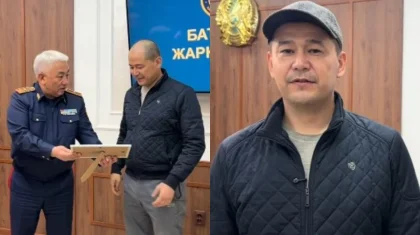 В Таразе наградили мужчину, спасшего 13-летнюю девочку от похищения (ВИДЕО)