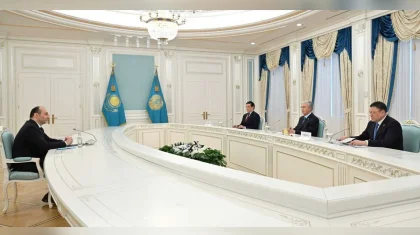 Токаев встретился с министром внутренних дел Грузии Гелой Геладзе