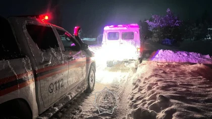 155 человек эвакуировали из снежных заносов в Казахстане за выходные