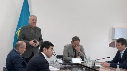 Члены региональной коалиции встретились с рабочими «Жамбыл Су»