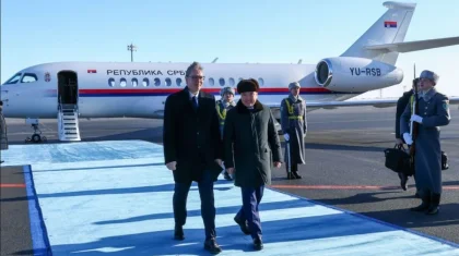 Президент Сербии Александр Вучич прибыл в Казахстан (ФОТО, ВИДЕО)