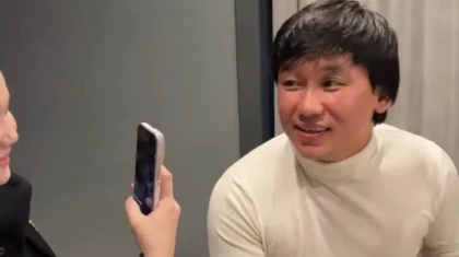 Реакция Кайрата Нуртаса на беременность жены рассмешила Казнет (ВИДЕО)