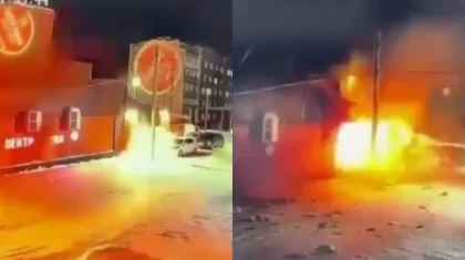 Взрыв произошел в кафе Щучинска: новые детали (ВИДЕО)